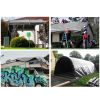 9x12ft Heavy Duty Poly Tarp/ Silver+Black