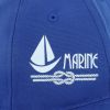 Anemoss Marine Sailboat Trucker Hat Unisex Blue