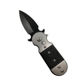 4.75" Automatic Knife With Safety Lock (Color: Black)