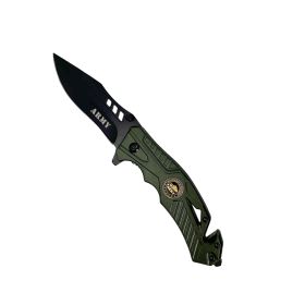 5" Spring Assisted Knife (Color: Army)