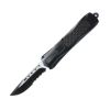 Carbon Fiber Automatic OTF Knife w/ Belt Clip