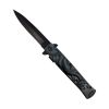 4" Black Dragon Knife with ABS Handle