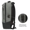 CLUB ROCHELIER STRUCTURED BACKPACK WITH USB