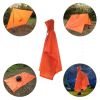 Multi-Usage Lightweight Hooded Rain Poncho Picnic Mat Blanket Sun Shelter