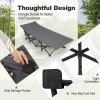 Folding Camping Cot with Carry Bag Cushion and Headrest